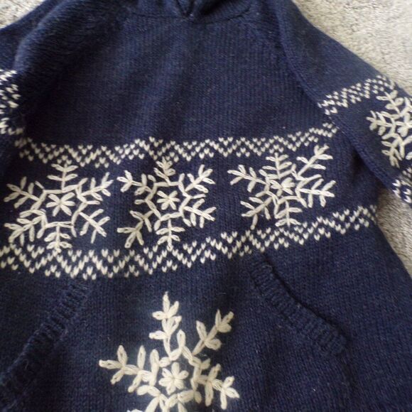 ASO DAWSONS CREEK Peruvian Trading Co merino wool sweater xs - Picture 4 of 7